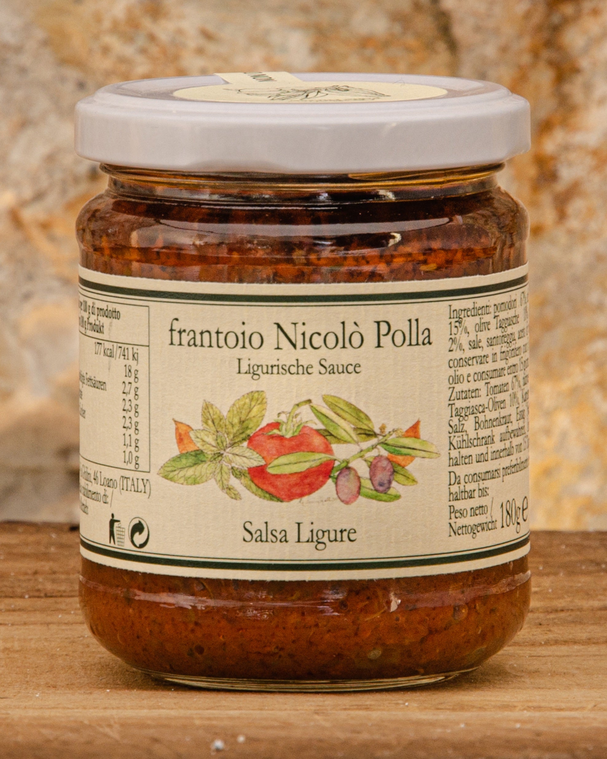 POLLA - LIGURIAN PASTA SAUCE WITH OLIVES AND CAPERS