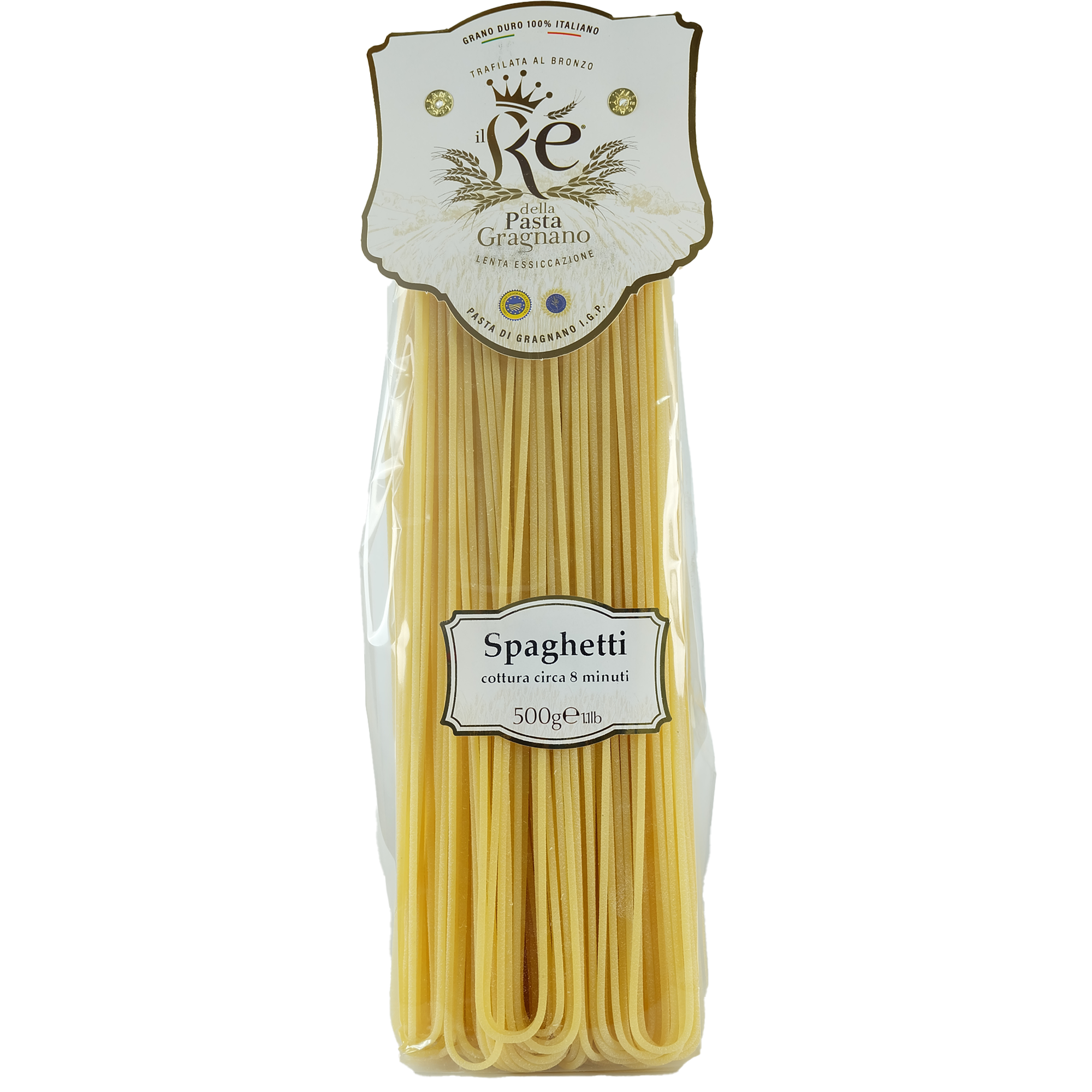 IL RE DELLA PASTA - SPAGHETTI - GRAGNANO IGP - Jet Italian Deli - JID-DR-IM - Il Re della Pasta - Italian food - Italian grocery - Food delivery - Thailand - Wine - Truffle - Pasta - Cheese