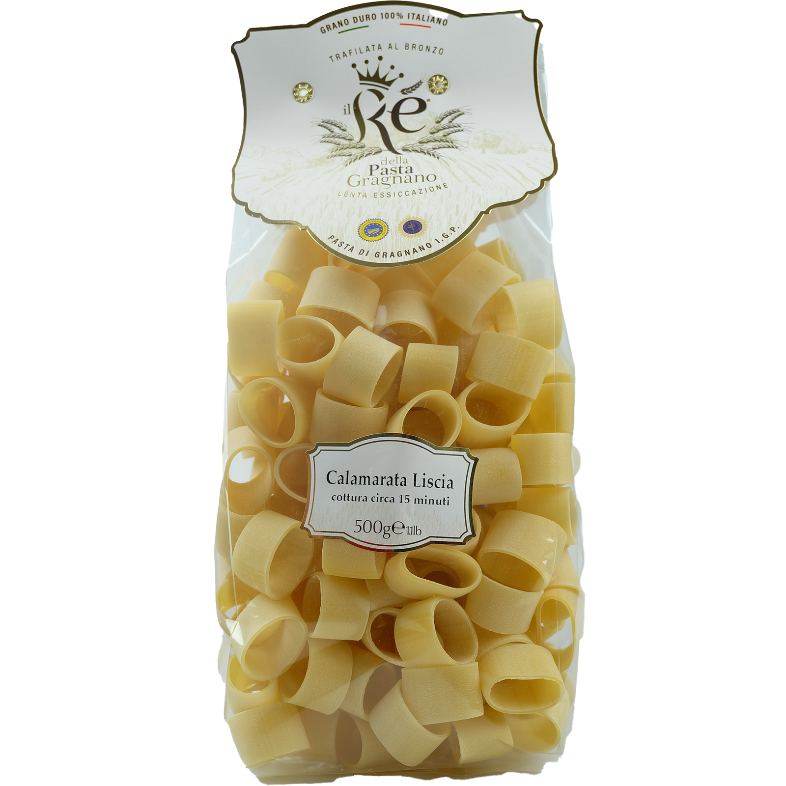 IL RE DELLA PASTA - CALAMARATA - GRAGNANO IGP - Jet Italian Deli - JID-DR-IM - Il Re della Pasta - Italian food - Italian grocery - Food delivery - Thailand - Wine - Truffle - Pasta - Cheese