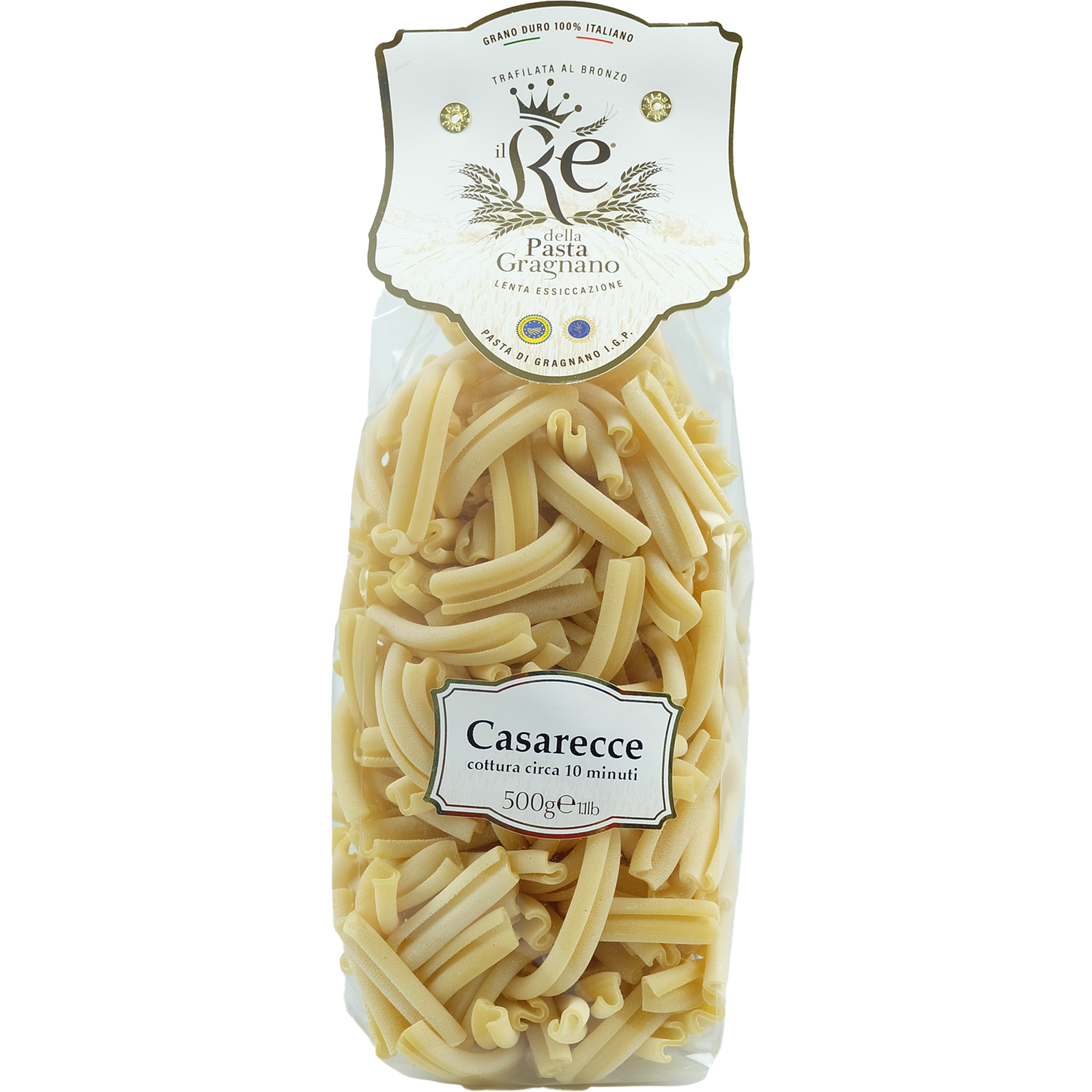 IL RE DELLA PASTA - CASARECCE - GRAGNANO IGP - Jet Italian Deli - JID-DR-IM - Il Re della Pasta - Italian food - Italian grocery - Food delivery - Thailand - Wine - Truffle - Pasta - Cheese