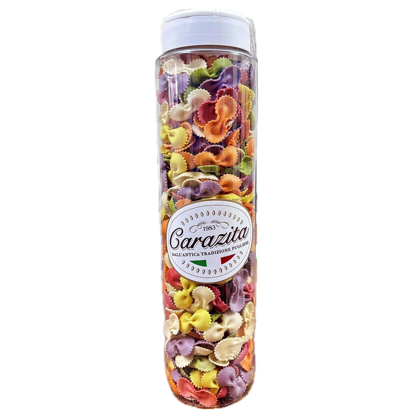 CARAZITA-BUTTERFLY FLAVORED PASTA ROUND TUBE 350g