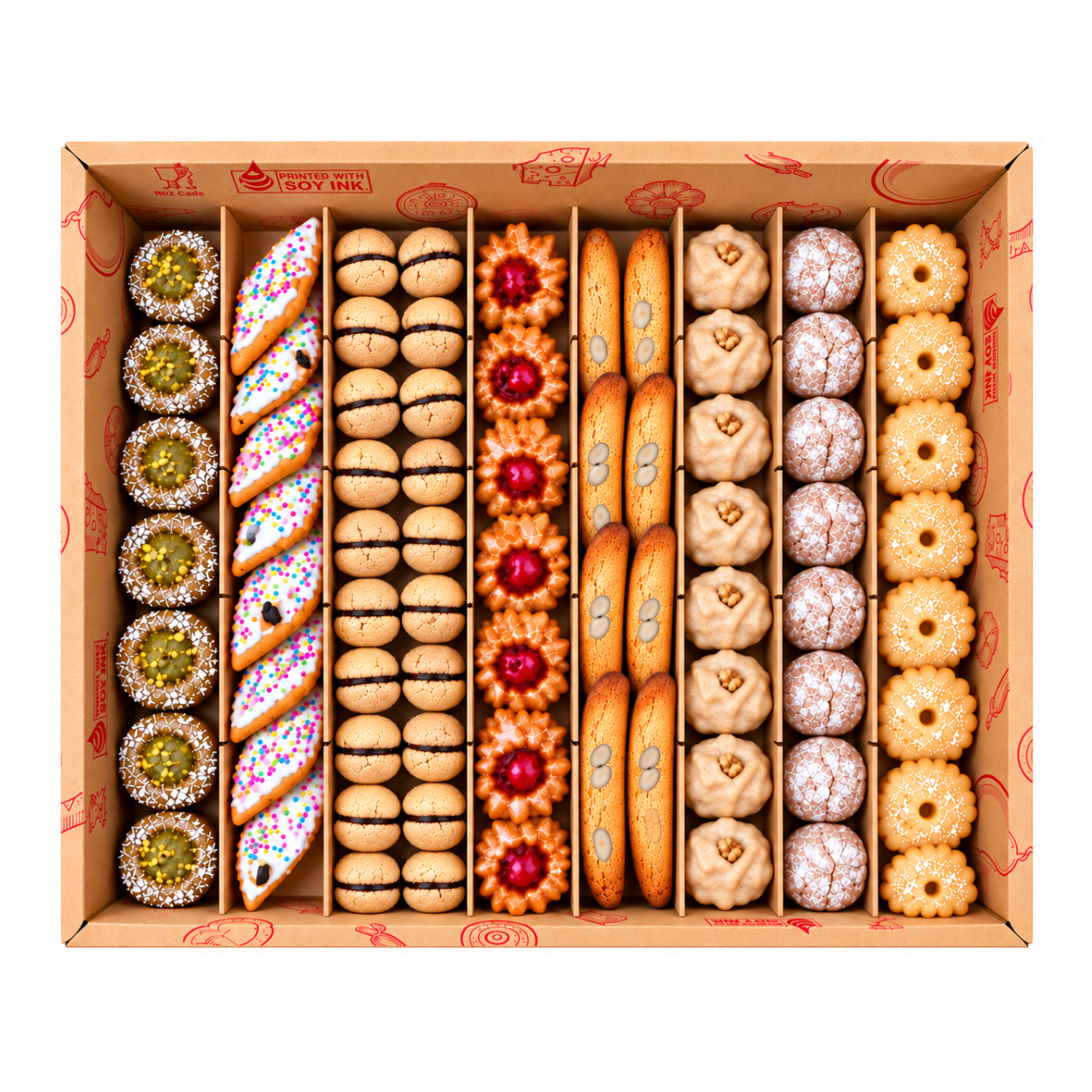 ITALIAN COOKIES - Biscotti Gourmet - Suitable for 8/10 people