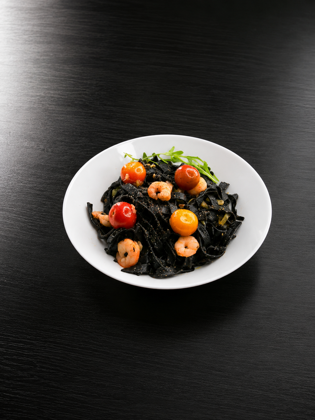 TAGLIATELLE BLACK INK WITH TRUFFLE