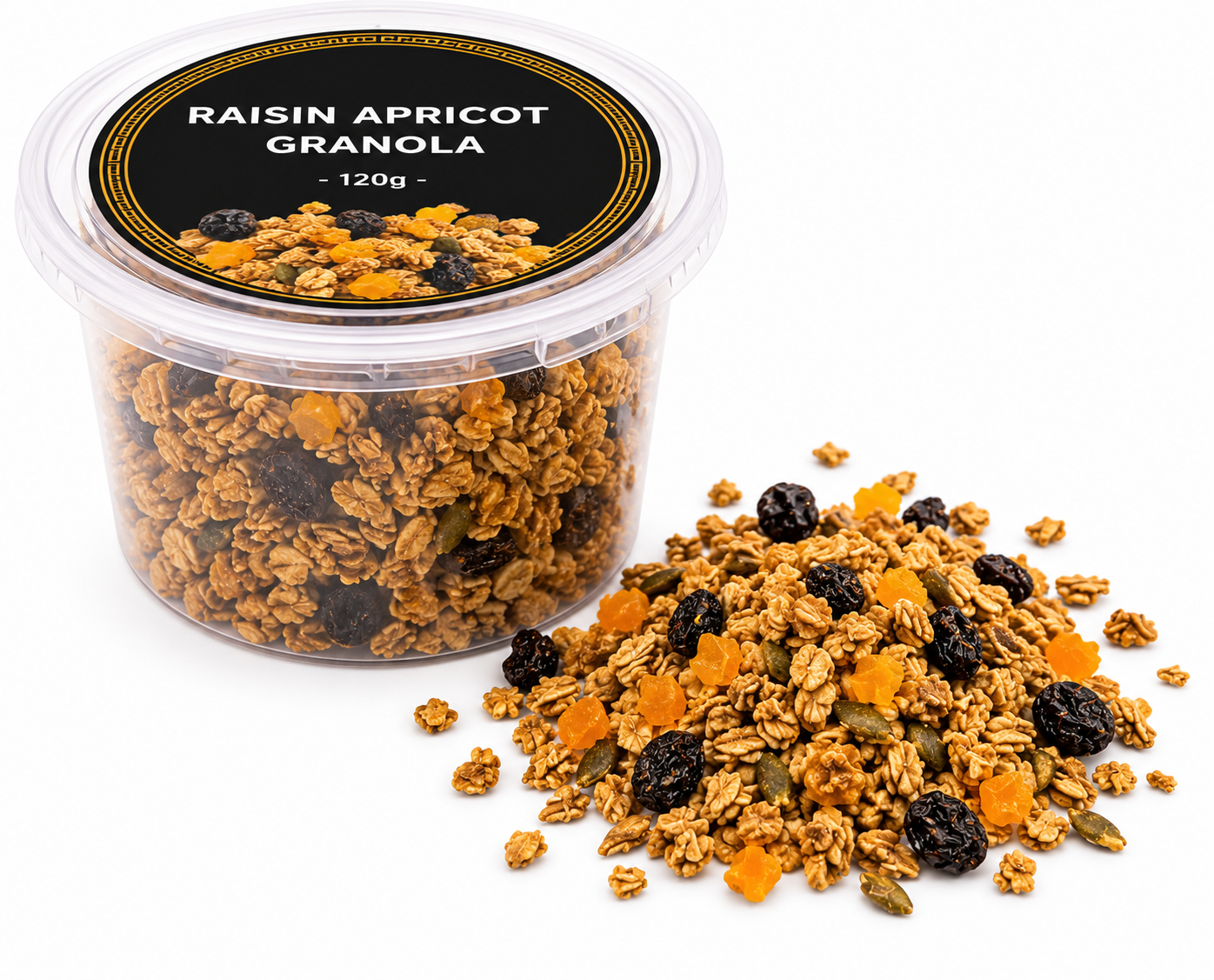 RAISIN APRICOT GRANOLA - 120g
