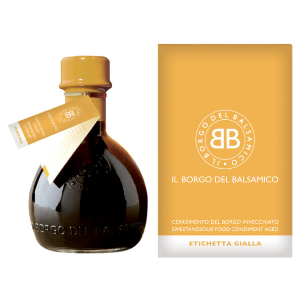 IL BORGO DEL BALSAMICO - CONDIMENTO YELLOW LABEL LOW VISCOSITY OVAL BOTTLE - 250ml