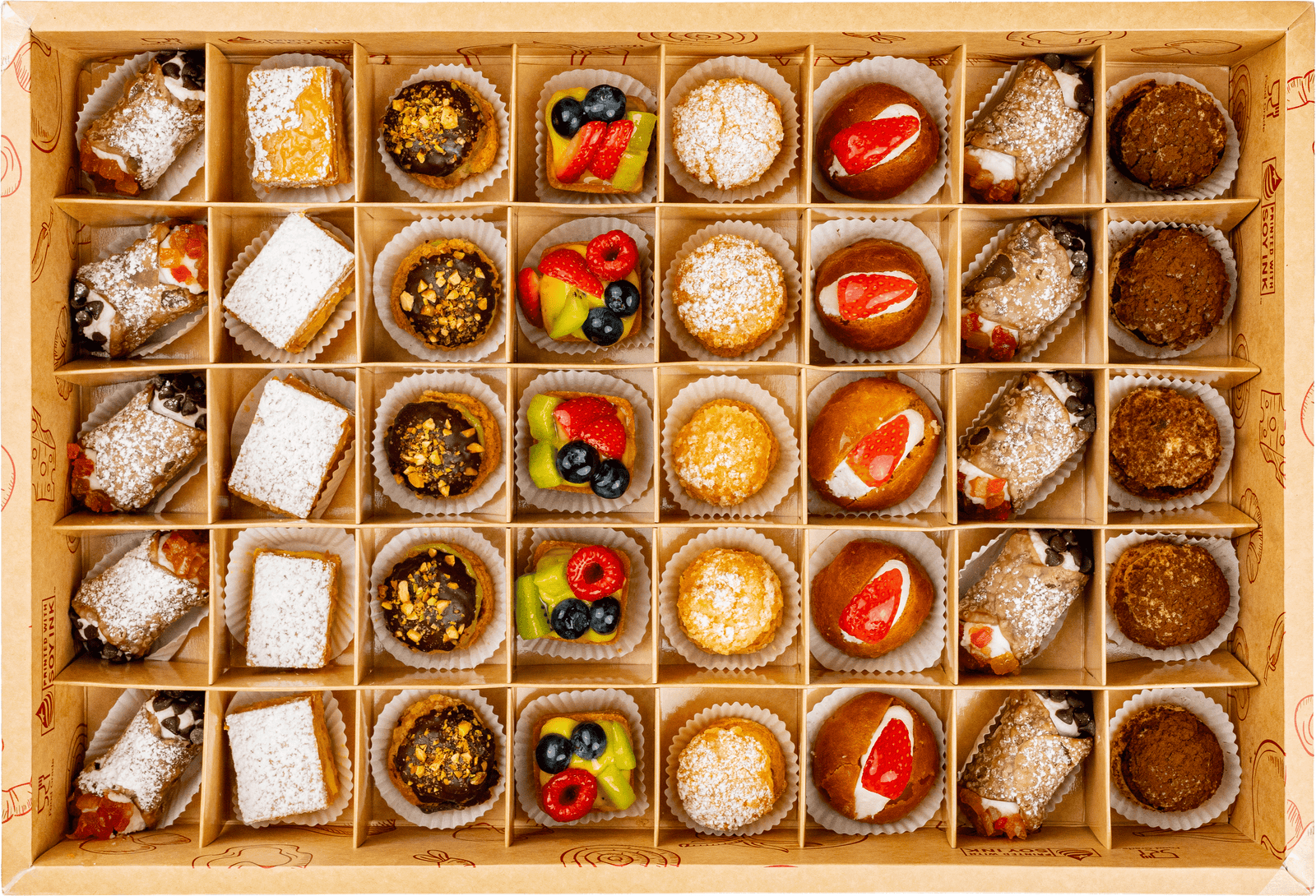 ITALIAN PASTRIES - Pasticcini misti - Suitable for 8/10 people