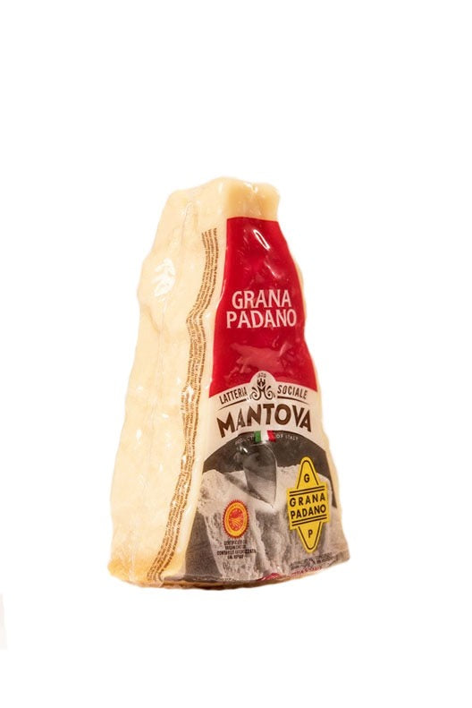 GRANA PADANO DOP CHEESE 12/14M - LATTERIA SOCIALE MANTOVA - 500g