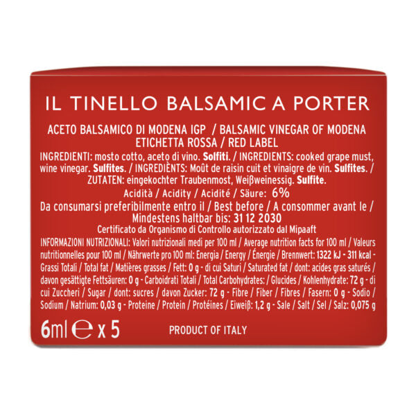 IL BORGO DEL BALSAMICO di MODENA IGP RED LABEL HIGH VISCOSITY - MONODO ...