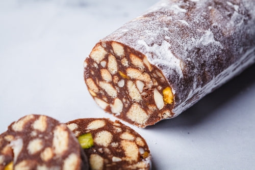 SALAME AL CIOCCOLATO - Chocolate Salami - 300g approx.