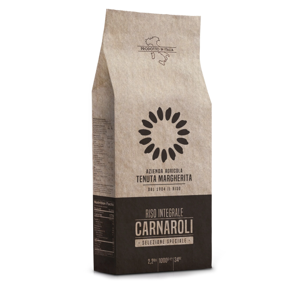 Riso superfino Carnaroli Integrale - Selezione 1 Kg