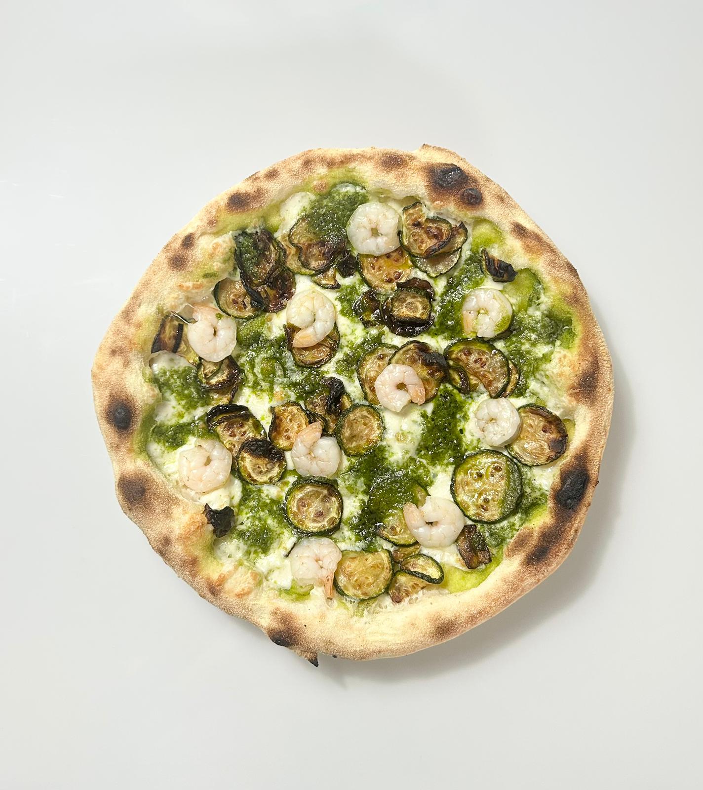 PIZZA GAMBERI & ZUCCHINE 11'' set 6 pizzas - 333 THB