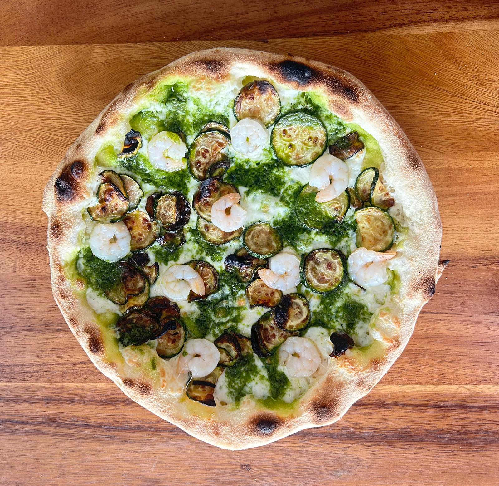 PIZZA GAMBERI & ZUCCHINE 11'' set 6 pizzas - 333 THB