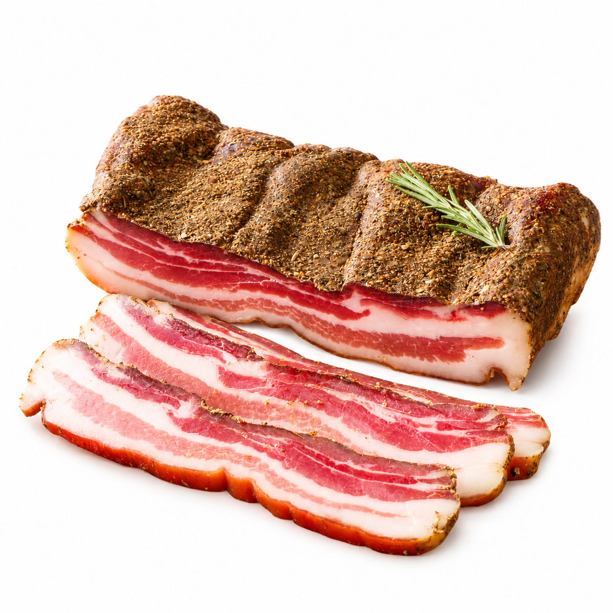 PANCETTA TESA "RIGATINO" NOSTRALE (SMOKED BACON)  - 100g