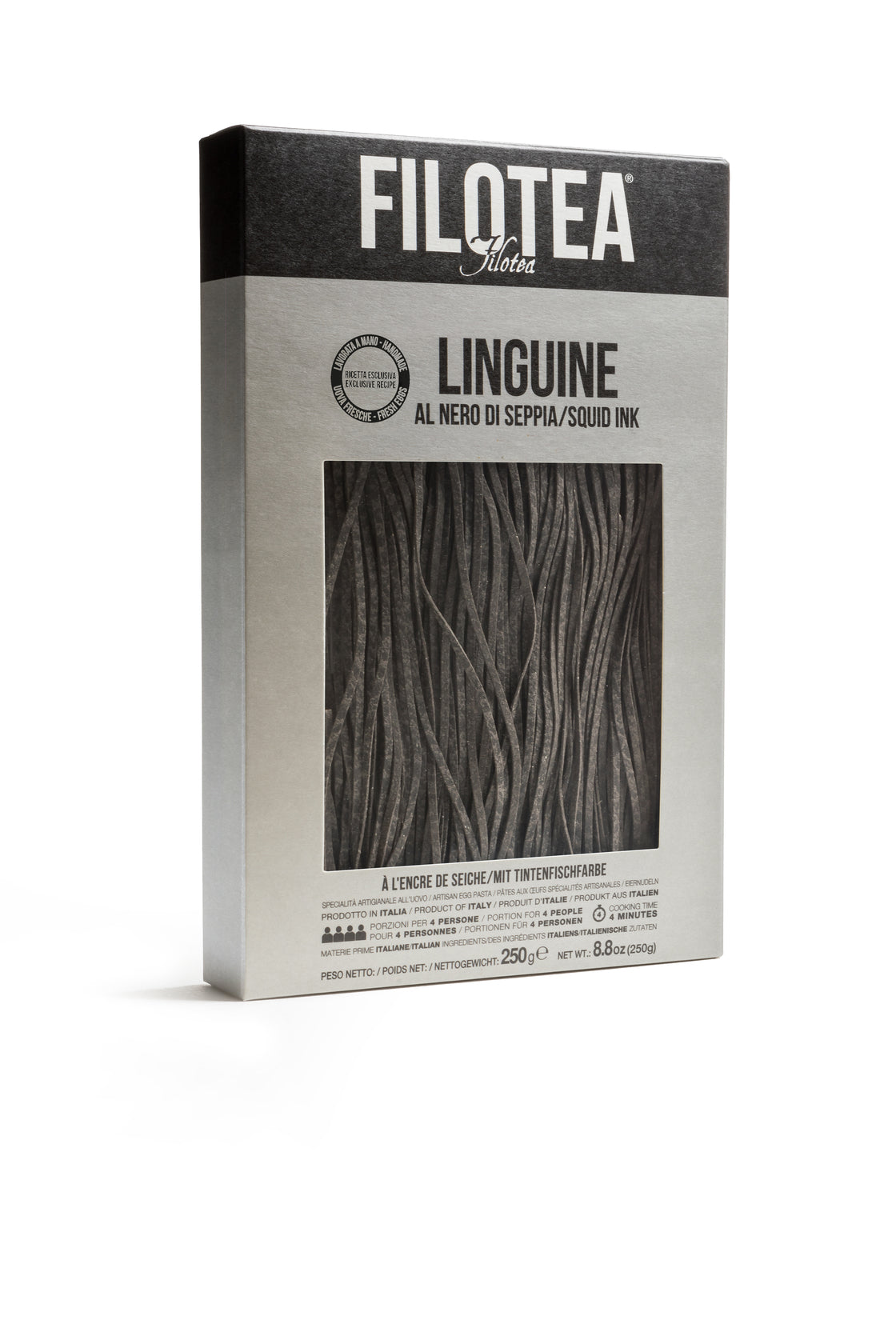 FILOTEA-Squid Ink Linguine 250g