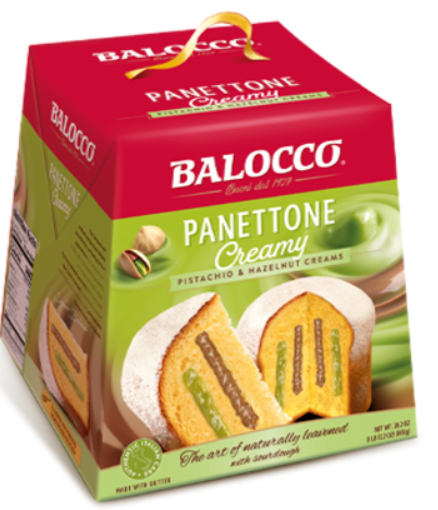 PANETTONE PISTACCHIO & NOCCIOLE BALOCCO - 800g