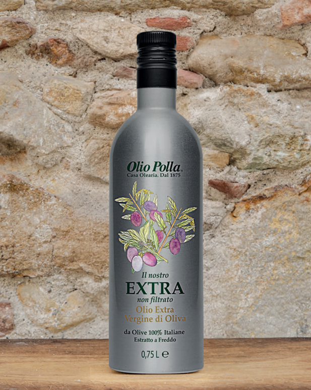 POLLA - Olio Extra Vergine Italy cold pressed - 750ml - aluminium bottle