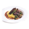 GUANCIA BRASATA AL VINO ROSSO CON PURE&quot; DI PATATE- Braised beef cheek in red wine - Suitable for 2 People