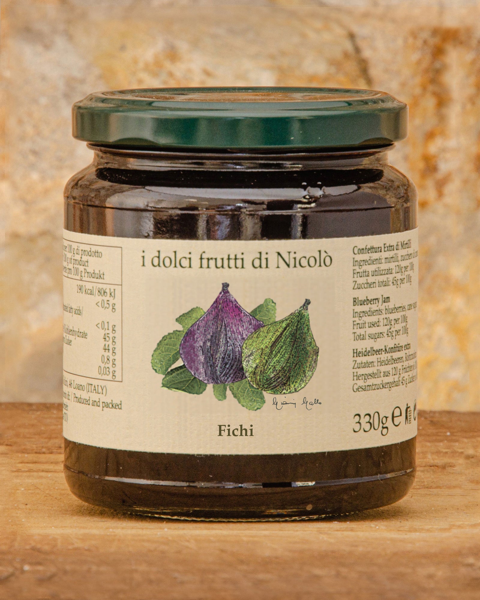 POLLA - FIG ORGANIC EXTRA JAM - 350g