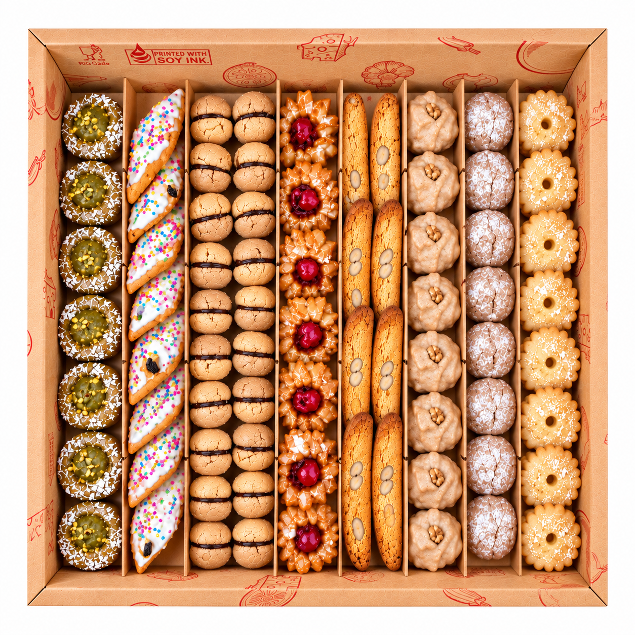 ITALIAN COOKIES - Biscotti Gourmet - Suitable for 8/10 people