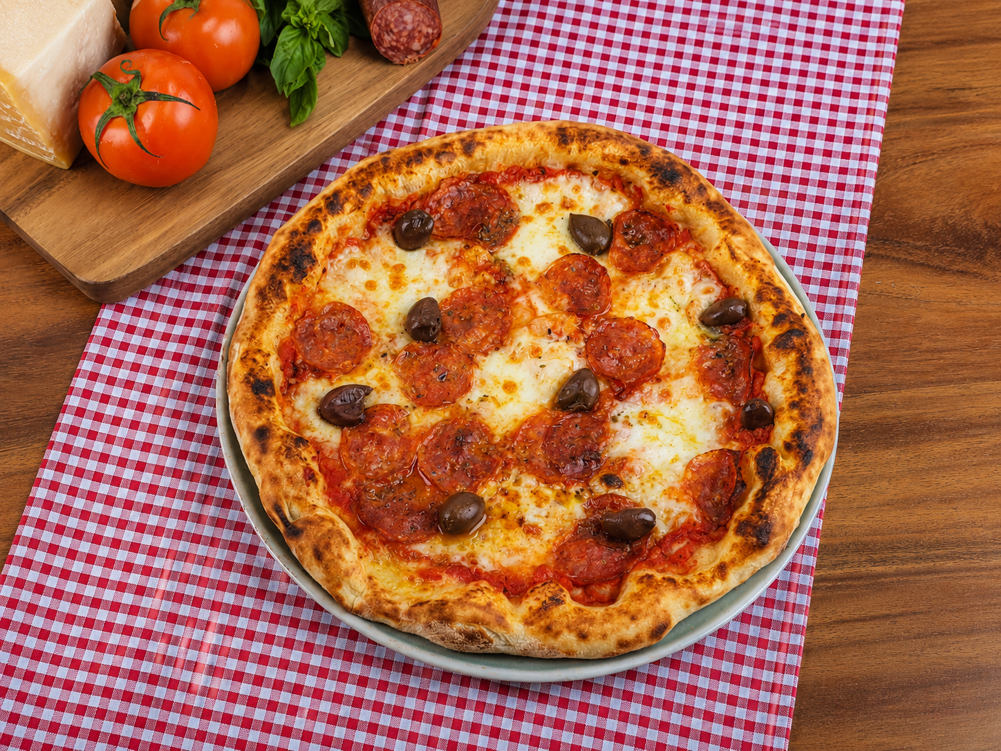 PIZZA DIAVOLA 11'' - SPICY SALAMI PIZZA 11" - set 6 pizzas