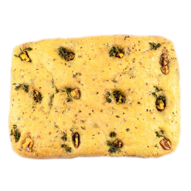 FOCACCIA ORGANIC WALNUTS & OREGANO - 350/400g