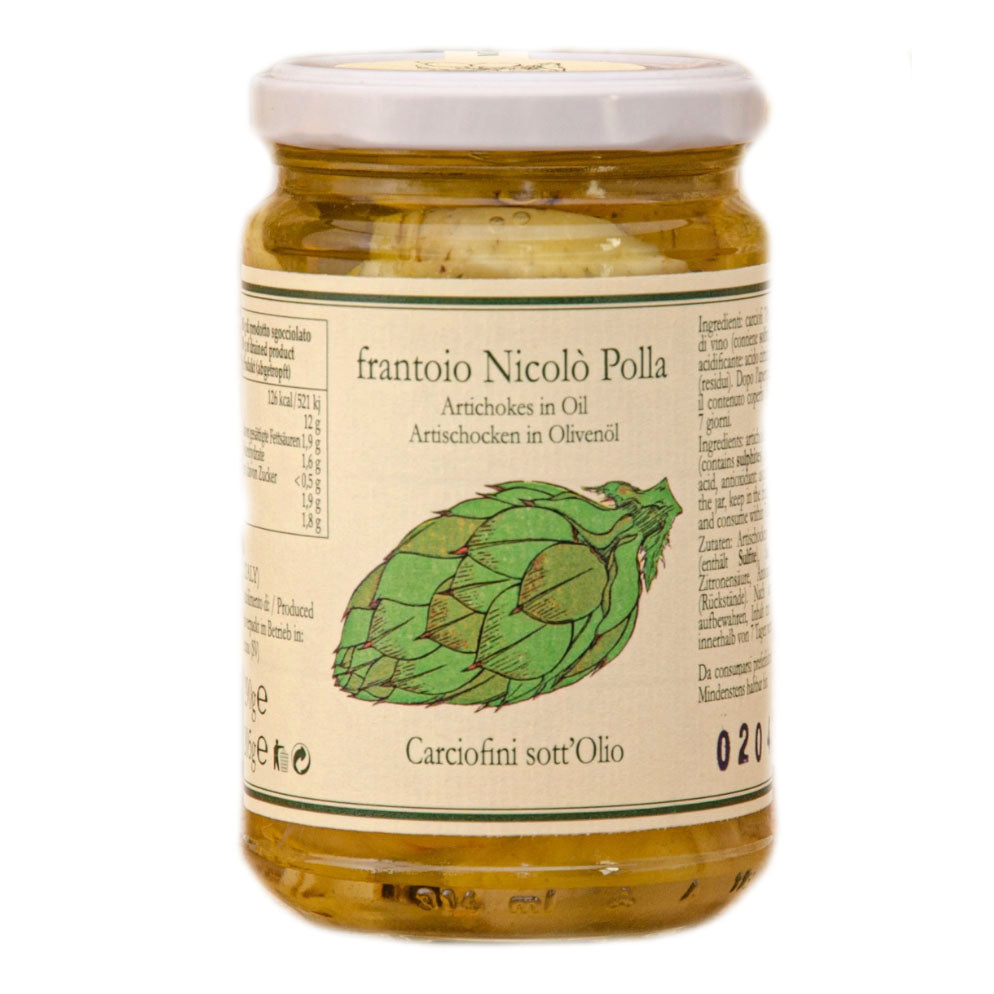 POLLA - BABY WILD ARTICHOKES IN EXTRA VERGINE OLIVE OIL