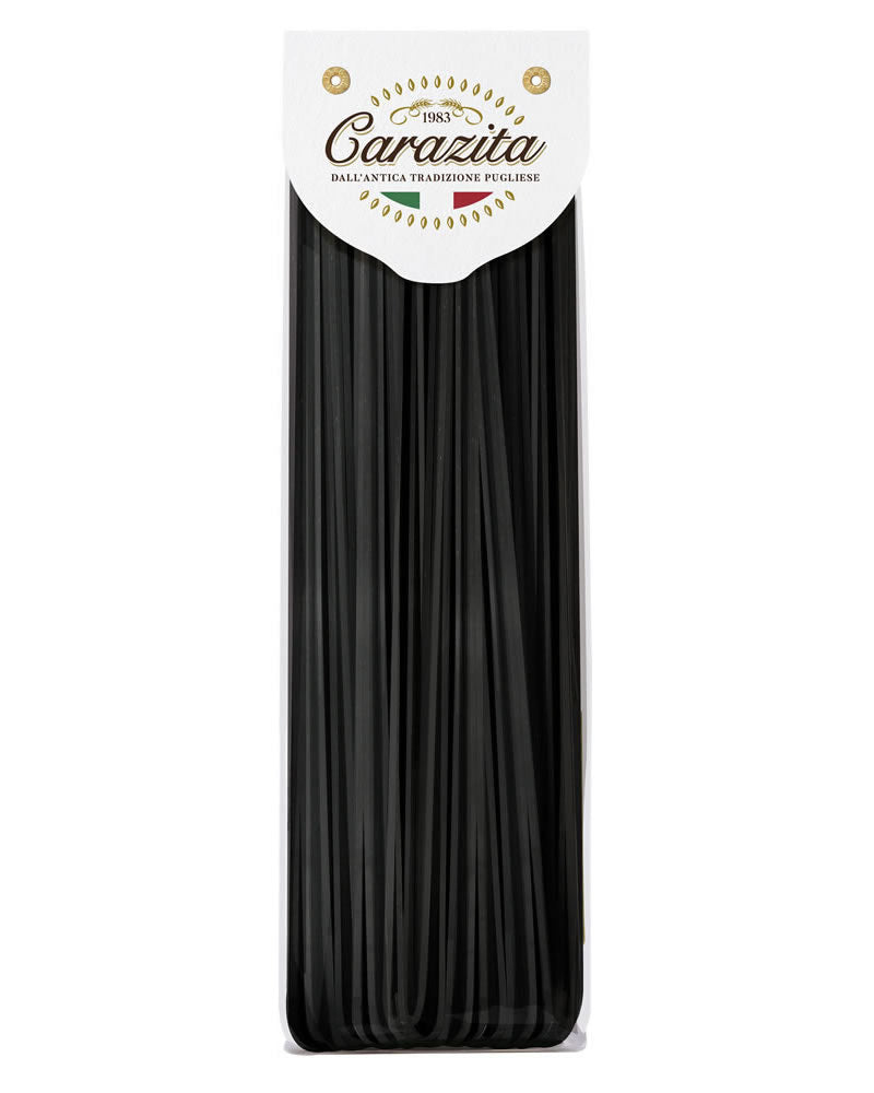 CARAZITA-SPAGHETTI SQUID INK FLAVORED PASTA 500g