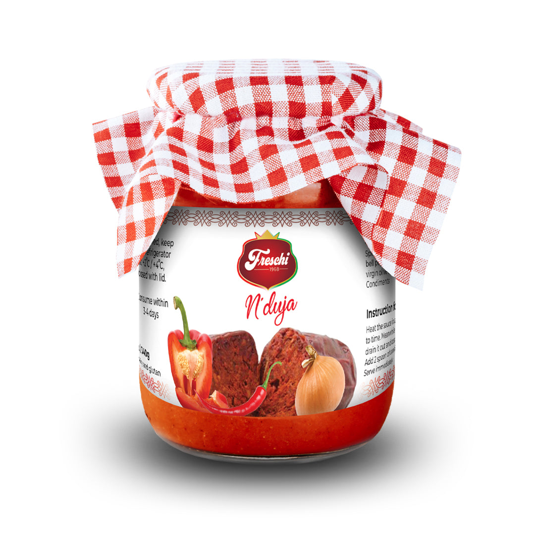 N'DUIA SAUCE - 340g - Jet Italian Deli - JID-GA-HO - ROCKFOODS BANGKOK - Italian food - Italian grocery - Food delivery - Thailand - Wine - Truffle - Pasta - Cheese