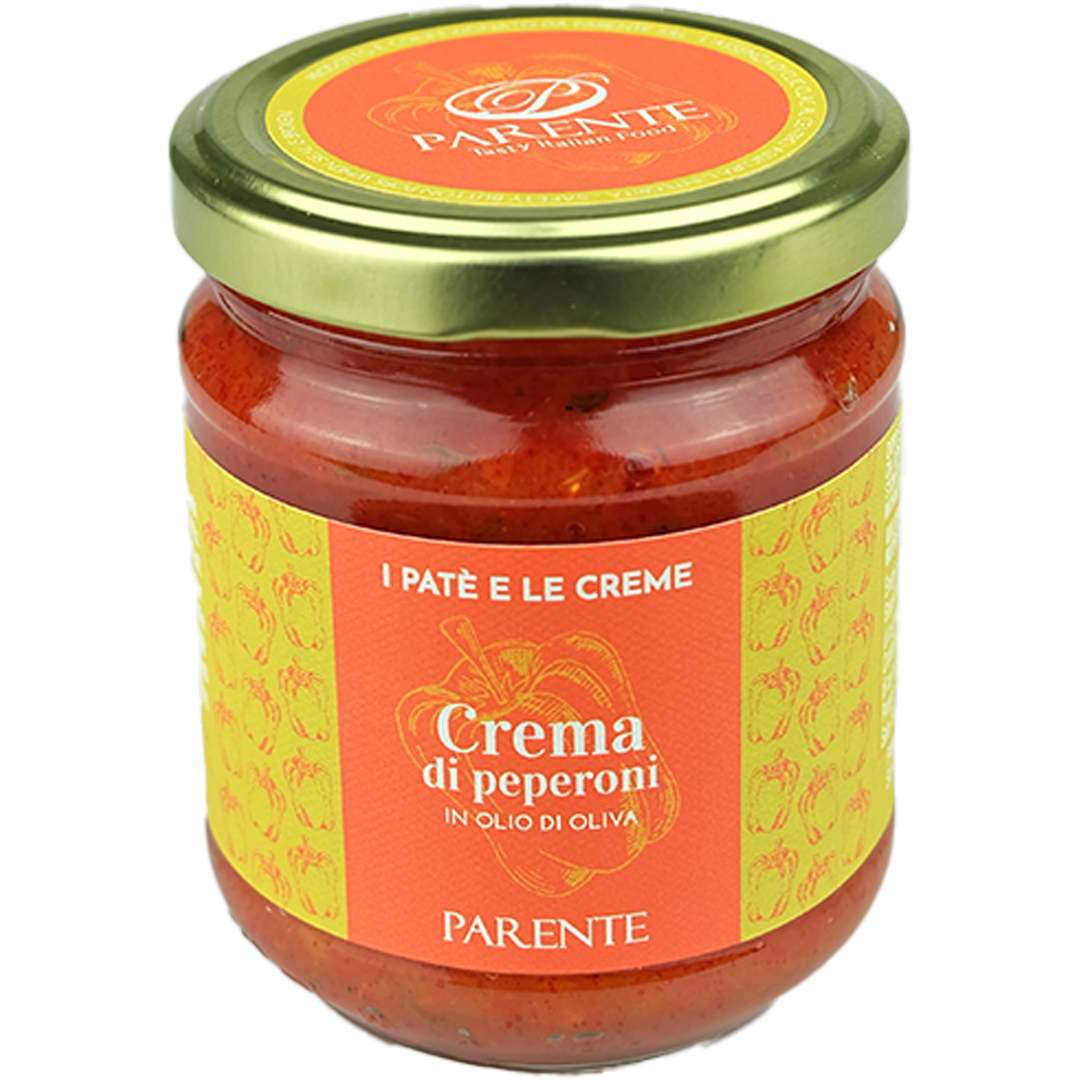 PARENTE - PEPPERS CREAM IN EVO OLIVE OIL - Jet Italian Deli - JID-DR-IM - Parente - Italian food - Italian grocery - Food delivery - Thailand - Wine - Truffle - Pasta - Cheese