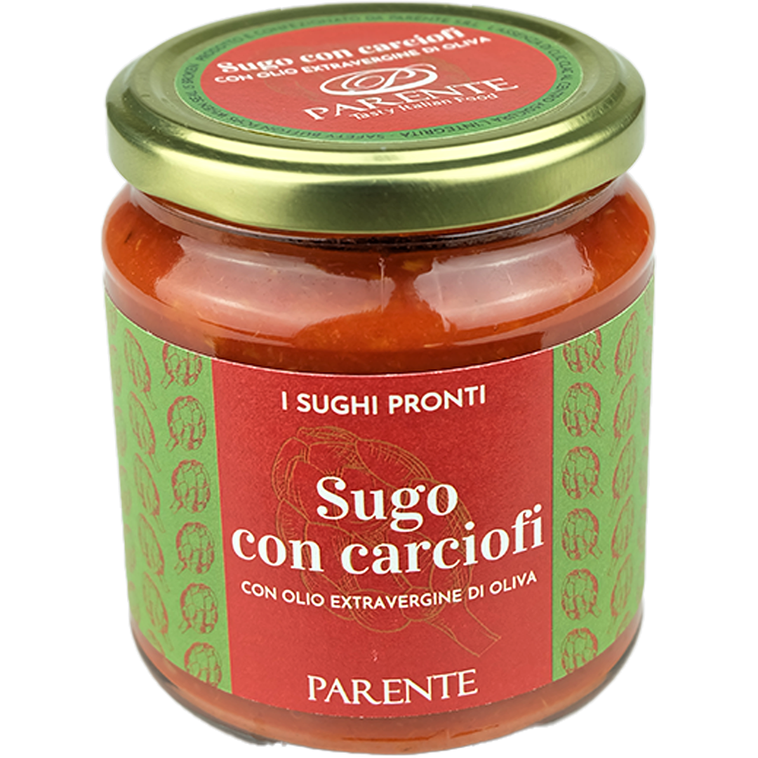 PARENTE - APULIAN ARTICHOKES PASTA SAUCE - Jet Italian Deli - JID-DR-IM - Parente - Italian food - Italian grocery - Food delivery - Thailand - Wine - Truffle - Pasta - Cheese