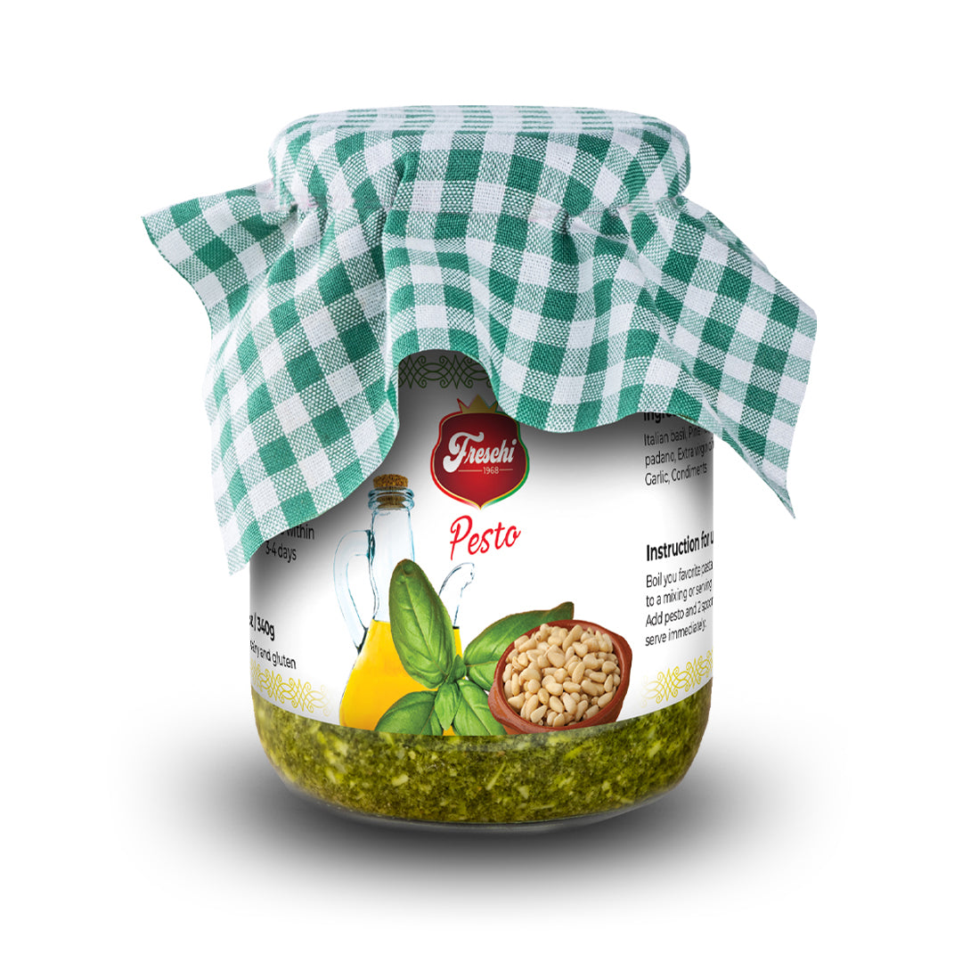 PESTO SAUCE - 340g - Jet Italian Deli - JID-GA-HO - ROCKFOODS BANGKOK - Italian food - Italian grocery - Food delivery - Thailand - Wine - Truffle - Pasta - Cheese