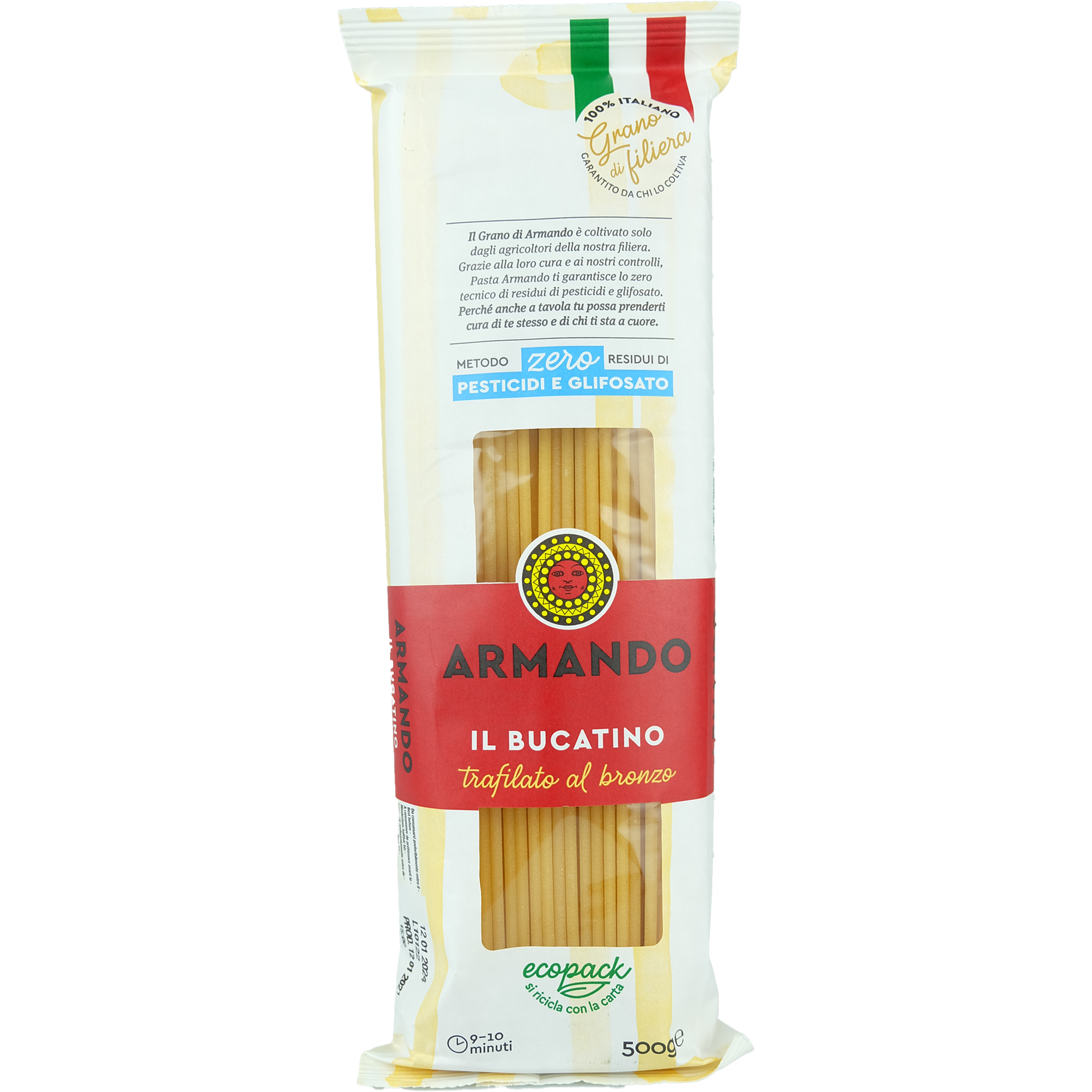 ARMANDO - BUCATINO - BRONZE DIED AND SLOW-DRIED - Jet Italian Deli - JID-DR-IM - De Matteis - Italian food - Italian grocery - Food delivery - Thailand - Wine - Truffle - Pasta - Cheese