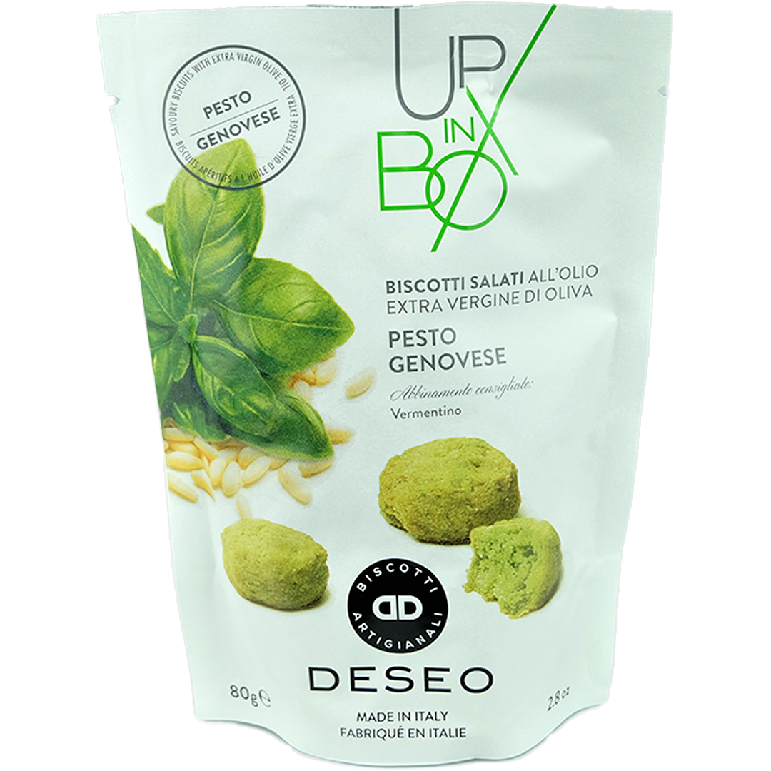 DESEO - PESTO GENOVESE BISCUITS - Jet Italian Deli - JID-DR-IM - Deseo - Italian food - Italian grocery - Food delivery - Thailand - Wine - Truffle - Pasta - Cheese