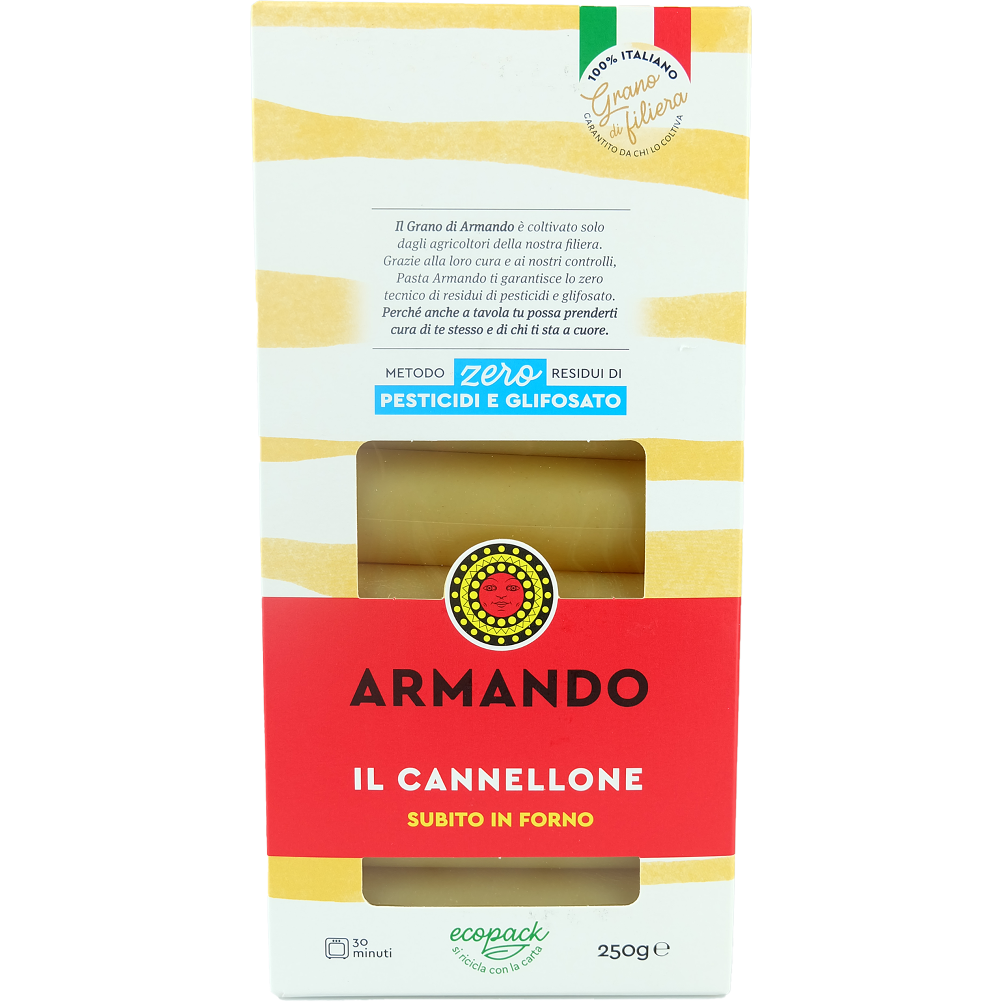 ARMANDO - CANNELLONI - BRONZE DIED AND SLOW-DRIED - Jet Italian Deli - JID-DR-IM - De Matteis - Italian food - Italian grocery - Food delivery - Thailand - Wine - Truffle - Pasta - Cheese