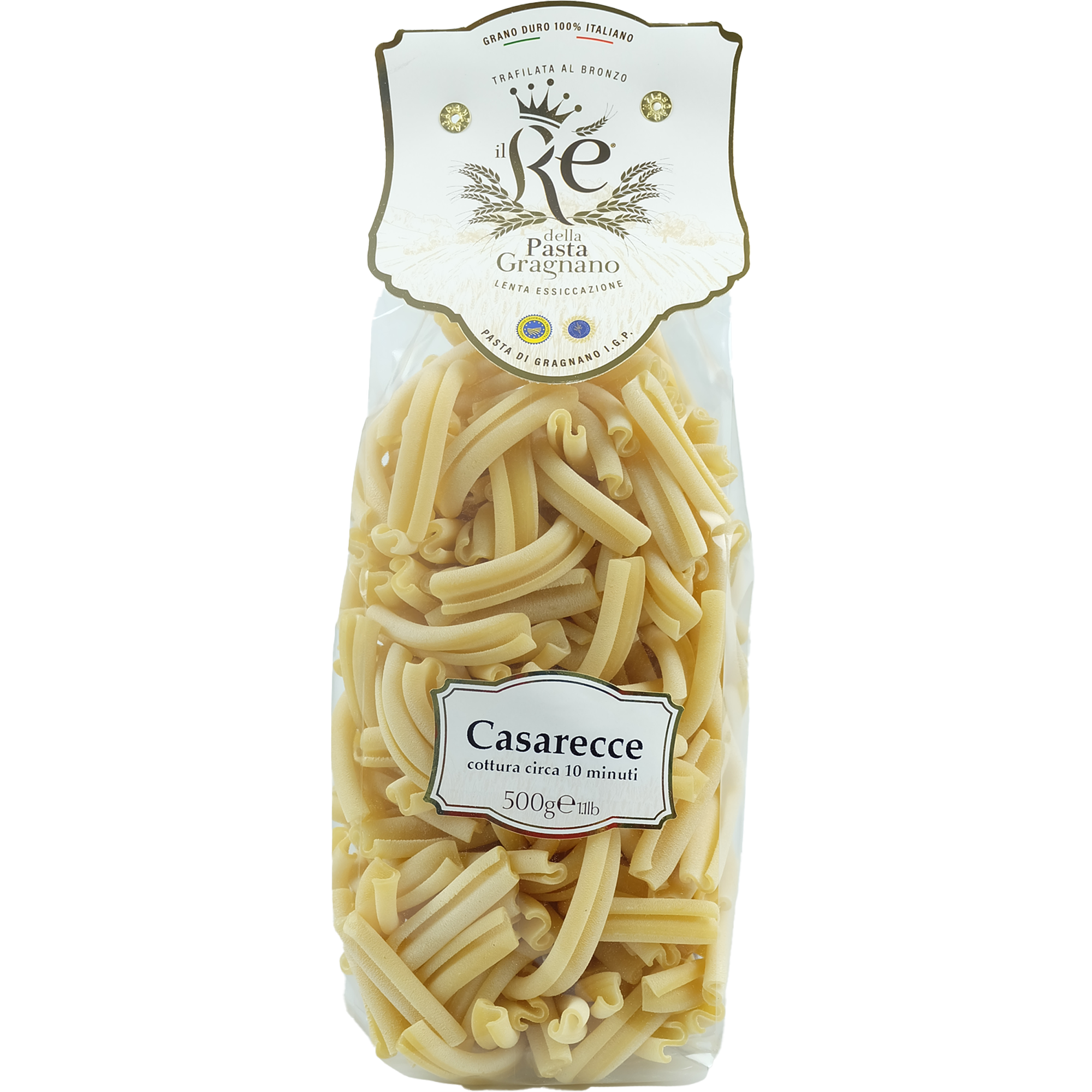 IL RE DELLA PASTA - CASARECCE - GRAGNANO IGP - Jet Italian Deli - JID-DR-IM - Il Re della Pasta - Italian food - Italian grocery - Food delivery - Thailand - Wine - Truffle - Pasta - Cheese
