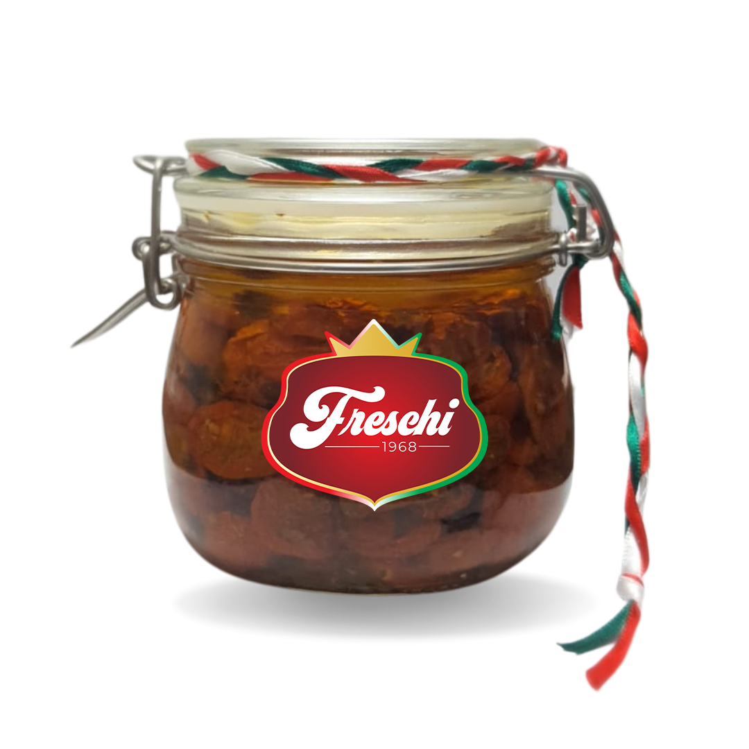 SUN-DRIED TOMATOES - VEGETABLES ITALIAN STYLE - hermetic jar reusable 500g - Jet Italian Deli - JID-GA-HO - ROCKFOODS BANGKOK - Italian food - Italian grocery - Food delivery - Thailand - Wine - Truffle - Pasta - Cheese