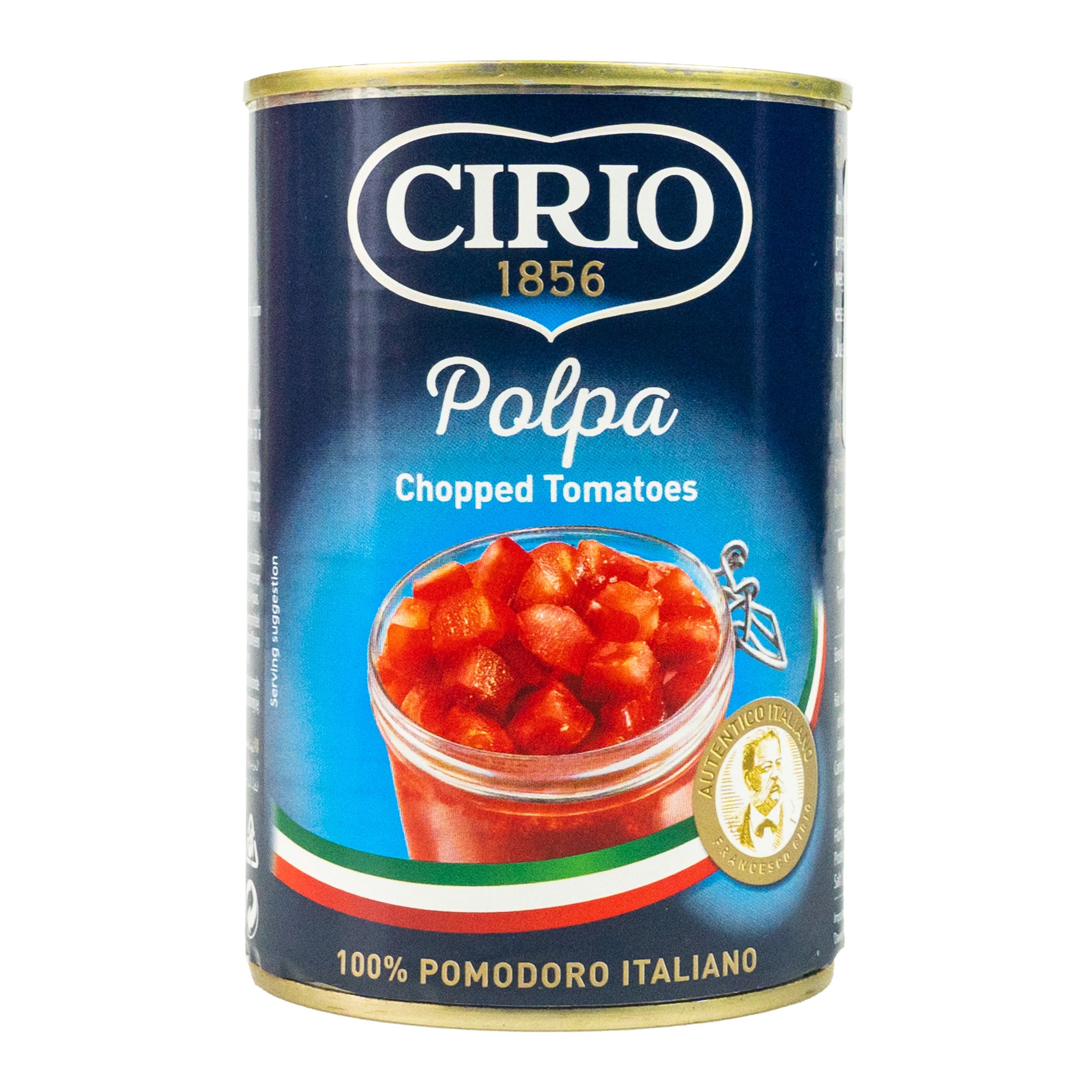 CIRIO - CHOPPED TOMATOES 400g - Jet Italian Deli - JID-DR-LO - EWTH - Italian food - Italian grocery - Food delivery - Thailand - Wine - Truffle - Pasta - Cheese