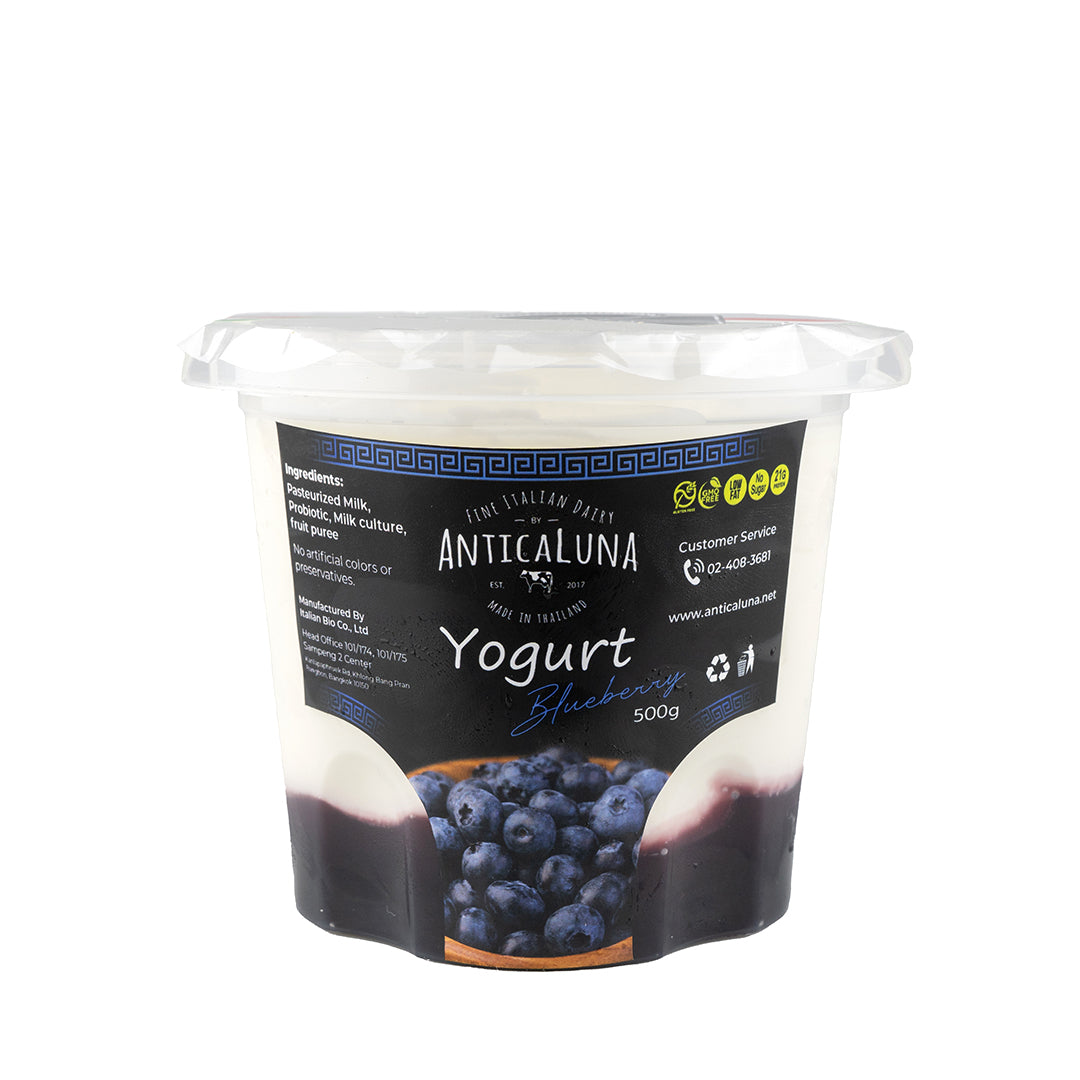 ANTICALUNA - GREEK YOGURT BLUEBERRY - 500g - Jet Italian Deli - JID-DA-LP - ITALIAN BIO CO - Italian food - Italian grocery - Food delivery - Thailand - Wine - Truffle - Pasta - Cheese