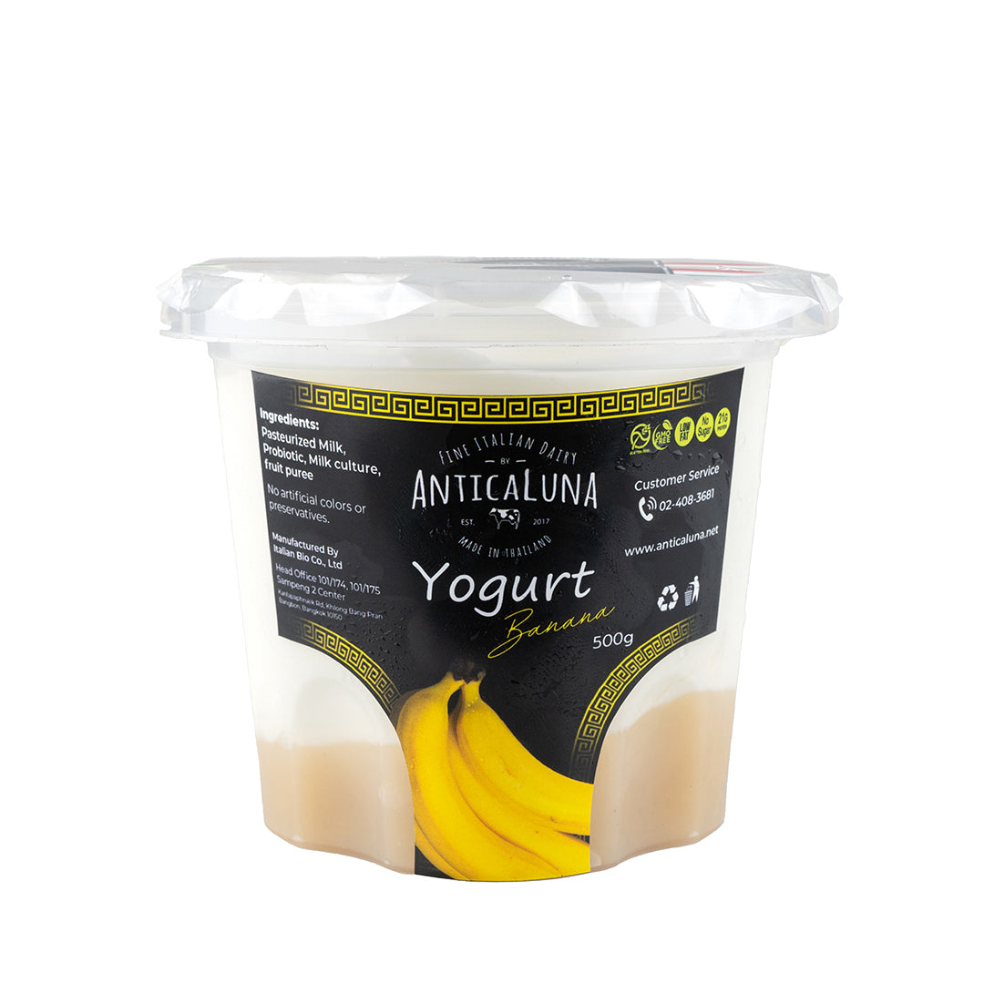 ANTICALUNA - GREEK YOGURT BANANA - 500g - Jet Italian Deli - JID-DA-LP - ITALIAN BIO CO - Italian food - Italian grocery - Food delivery - Thailand - Wine - Truffle - Pasta - Cheese