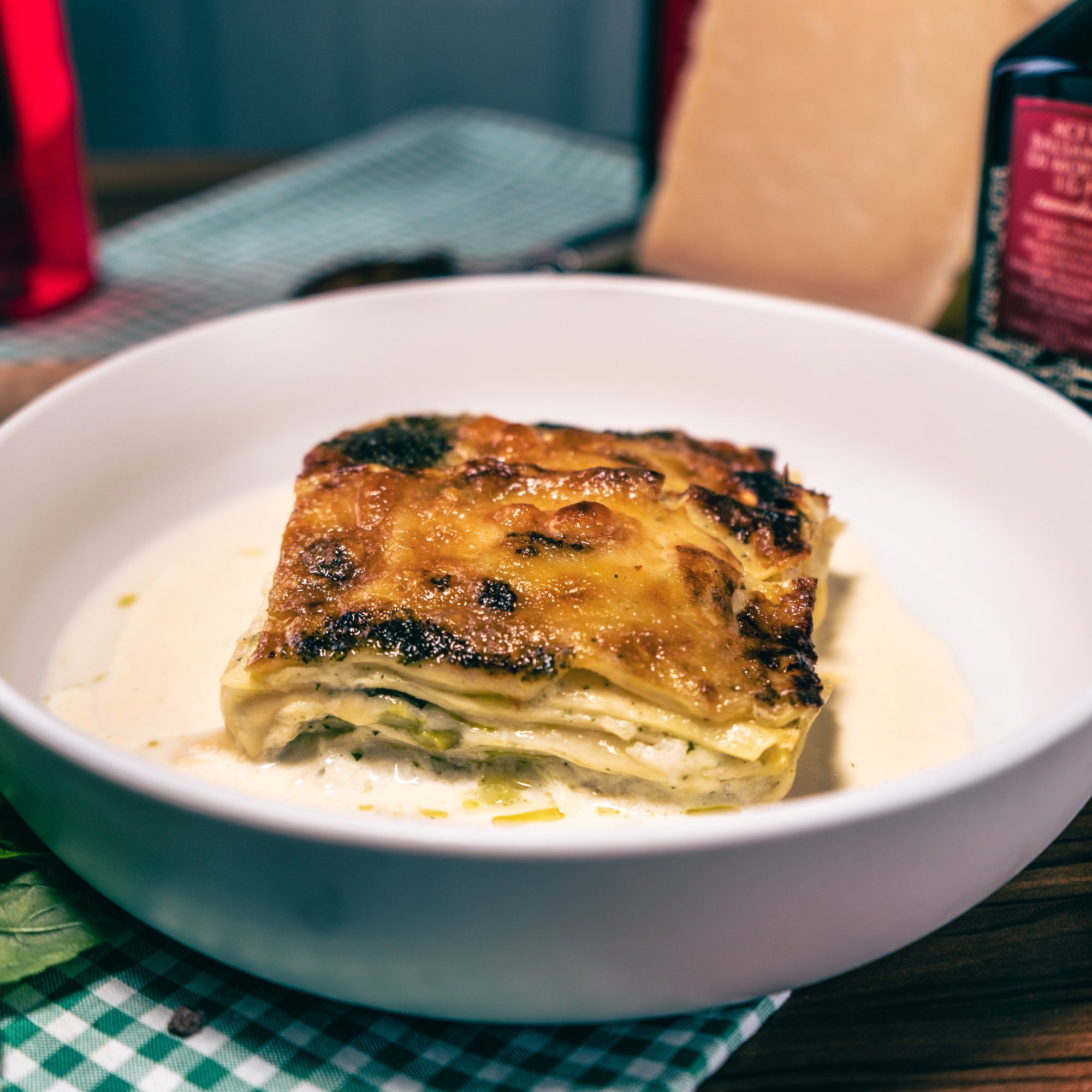 LASAGNA VEGGIE - 550g approx. - 2 Portions - Jet Italian Deli - JID-GA-HO - ROCKFOODS BANGKOK - Italian food - Italian grocery - Food delivery - Thailand - Wine - Truffle - Pasta - Cheese