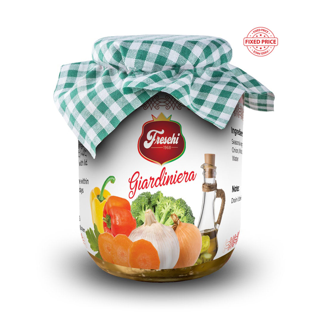 GIARDINIERA - PICKLED VEGETABLES ITALIAN STYLE - 700g - Jet Italian Deli - JID-GA-HO - ROCKFOODS BANGKOK - Italian food - Italian grocery - Food delivery - Thailand - Wine - Truffle - Pasta - Cheese