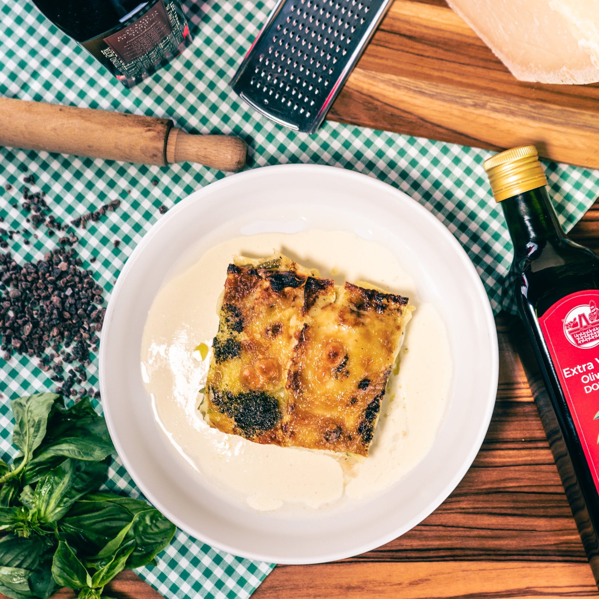 LASAGNA VEGGIE - 550g approx. - 2 Portions - Jet Italian Deli - JID-GA-HO - ROCKFOODS BANGKOK - Italian food - Italian grocery - Food delivery - Thailand - Wine - Truffle - Pasta - Cheese