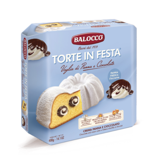 EASTER PARTY CAKE CHOCOLATE & CREAM BALOCCO - 400g