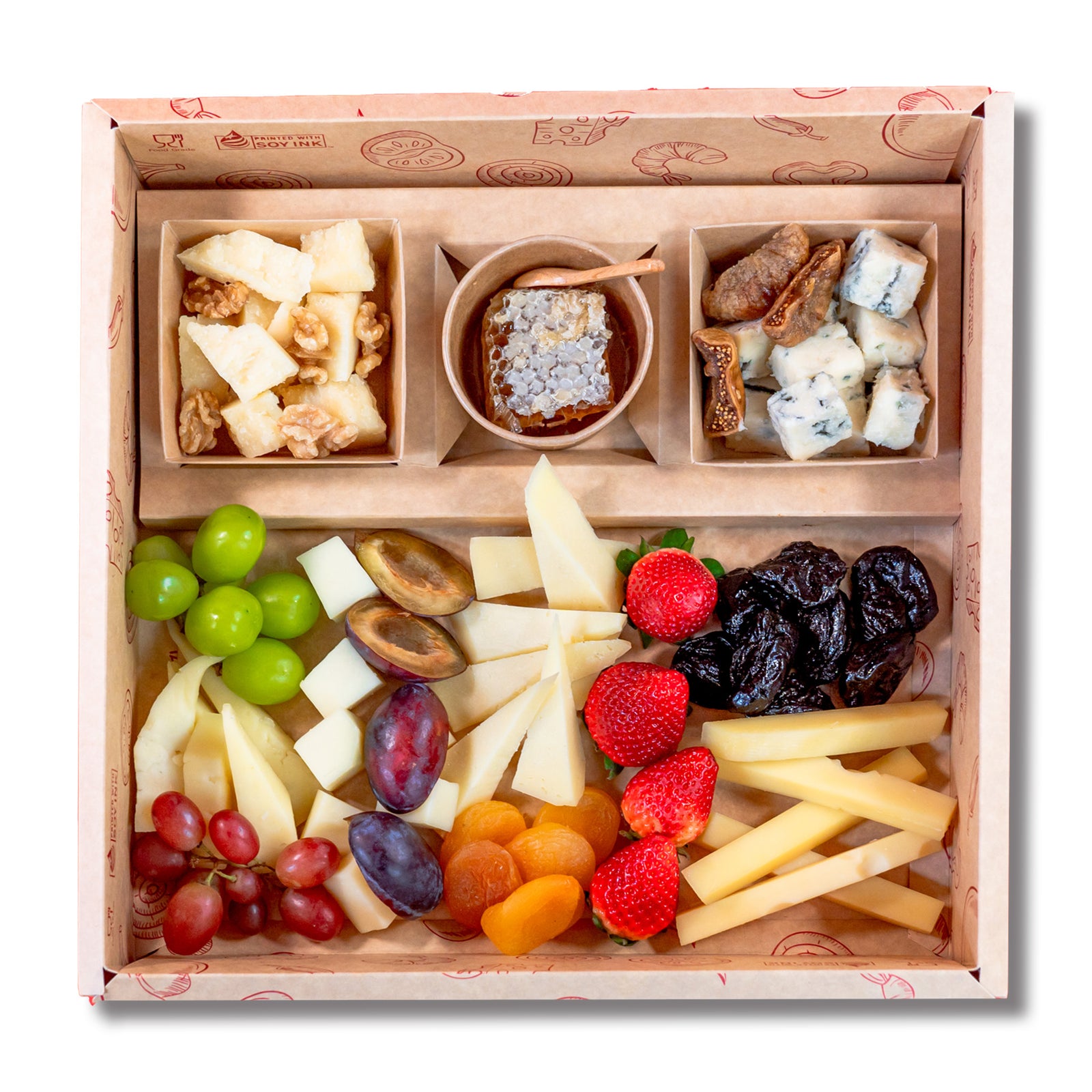 CHEESES - Formaggi mix - Deluxe4 - 495 THB per Person - Jet Italian Deli - JID-GA-BOX-READYTOEAT - Jet Italian Deli - Italian food - Italian grocery - Food delivery - Thailand - Wine - Truffle - Pasta - Cheese