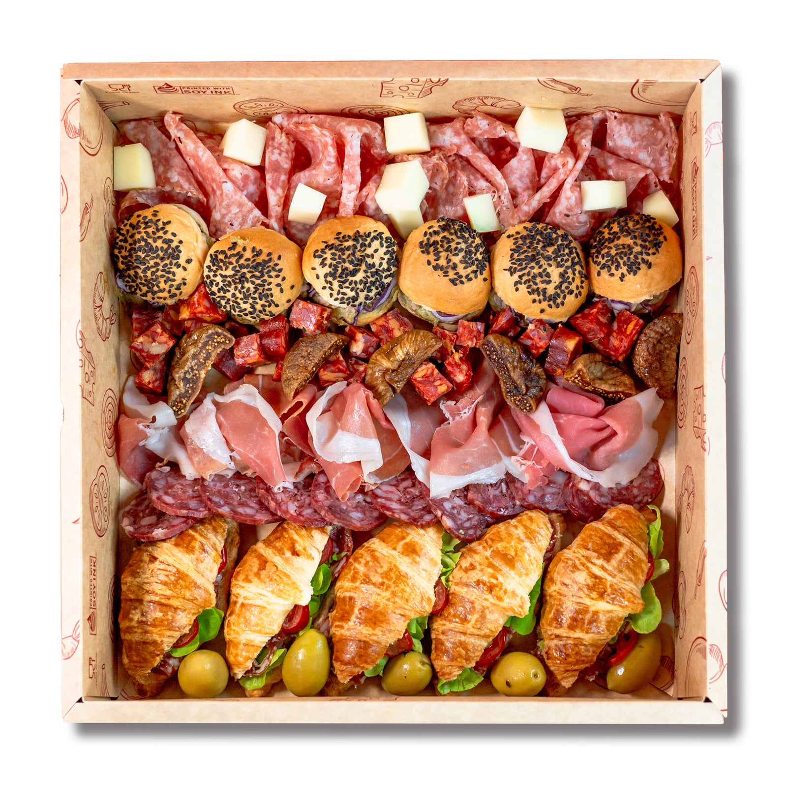 APERITIVO MIX - Deluxe4 - 449 THB per Person - Jet Italian Deli - JID-GA-BOX-READYTOEAT - Jet Italian Deli - Italian food - Italian grocery - Food delivery - Thailand - Wine - Truffle - Pasta - Cheese