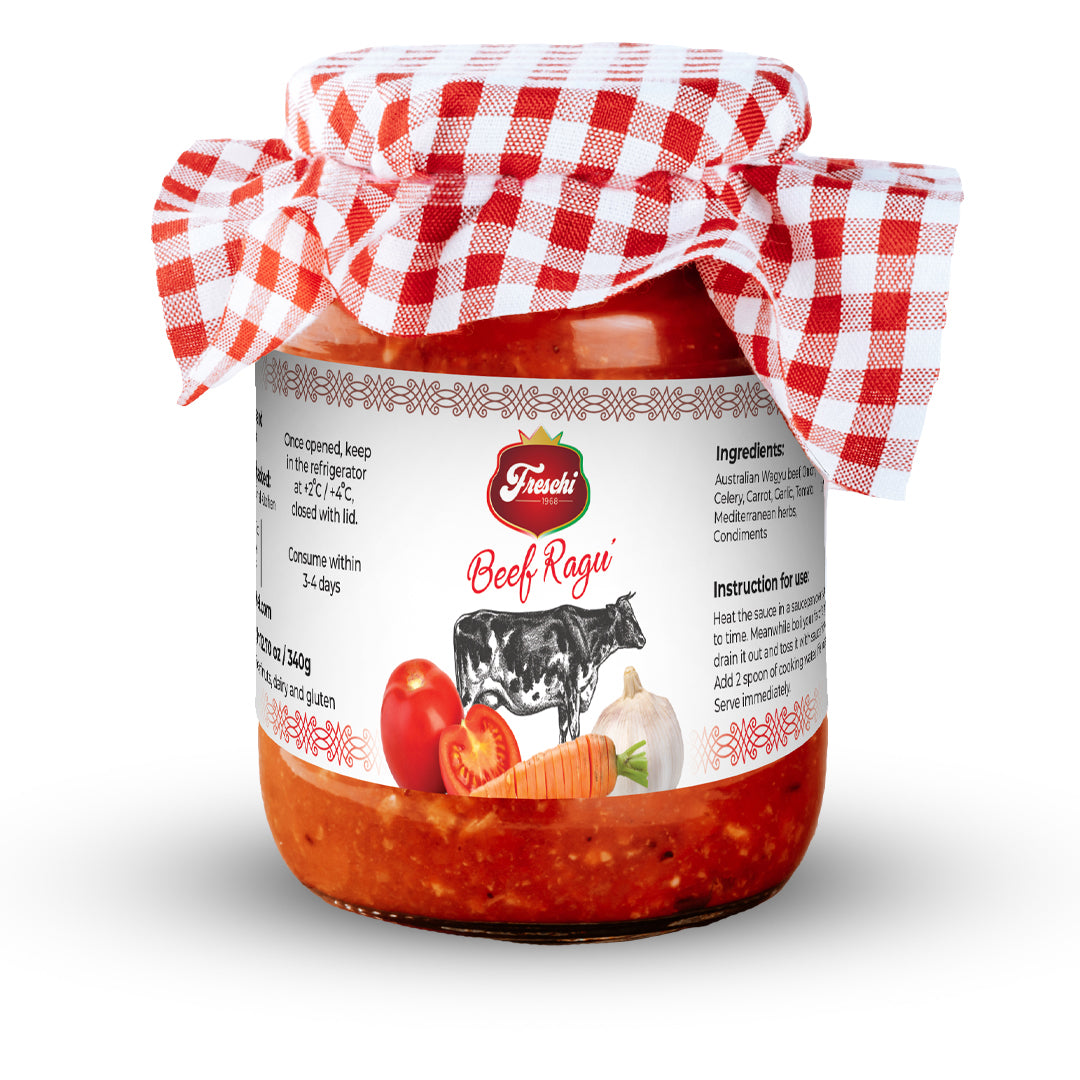 BEEF RAGOUT - 340g - Jet Italian Deli - JID-GA-HO - ROCKFOODS BANGKOK - Italian food - Italian grocery - Food delivery - Thailand - Wine - Truffle - Pasta - Cheese