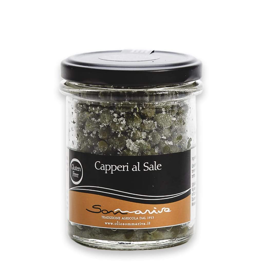 SOMMARIVA - CAPERS IN MEDITERRANEAN SALT - Jet Italian Deli - JID-DR-IM - Sommariva - Italian food - Italian grocery - Food delivery - Thailand - Wine - Truffle - Pasta - Cheese
