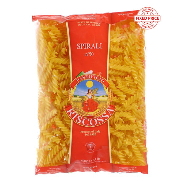 RISCOSSA SPIRALI- 500g - Jet Italian Deli - JID-DR-LO - EWTH - Italian food - Italian grocery - Food delivery - Thailand - Wine - Truffle - Pasta - Cheese
